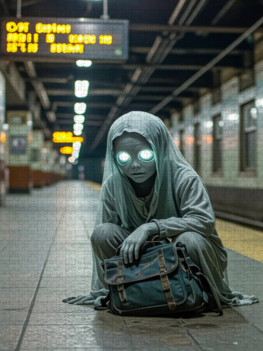 Das Terminalkind von New York - CALVENDO Foto-Puzzle'
