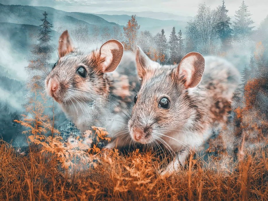 Mäuse - CALVENDO Foto-Puzzle'