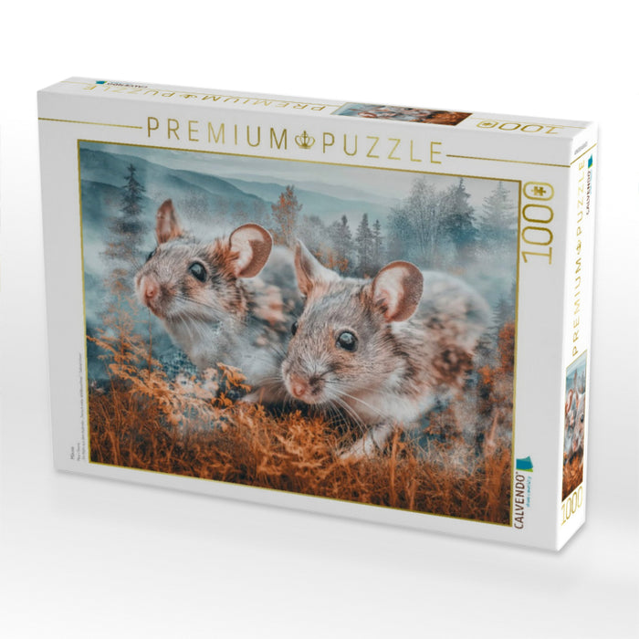 Mäuse - CALVENDO Foto-Puzzle'