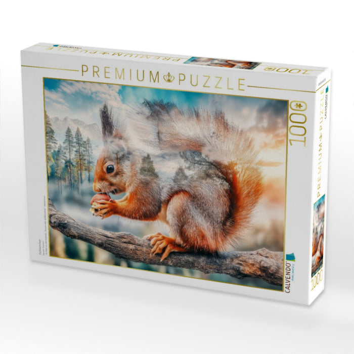 Eichhörnchen - CALVENDO Foto-Puzzle'