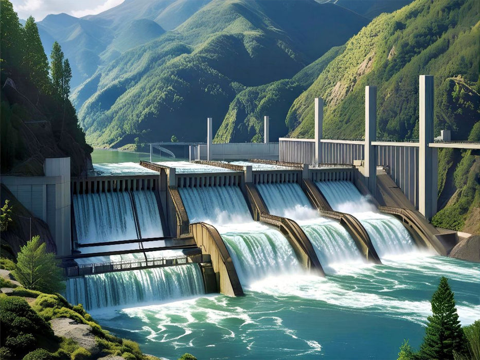 Wasserkraftwerke - CALVENDO Foto-Puzzle'