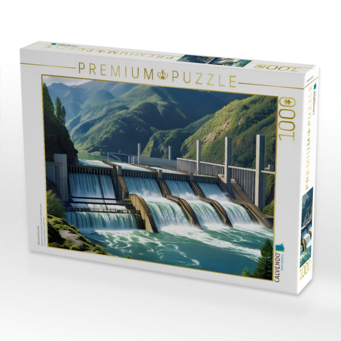 Wasserkraftwerke - CALVENDO Foto-Puzzle'