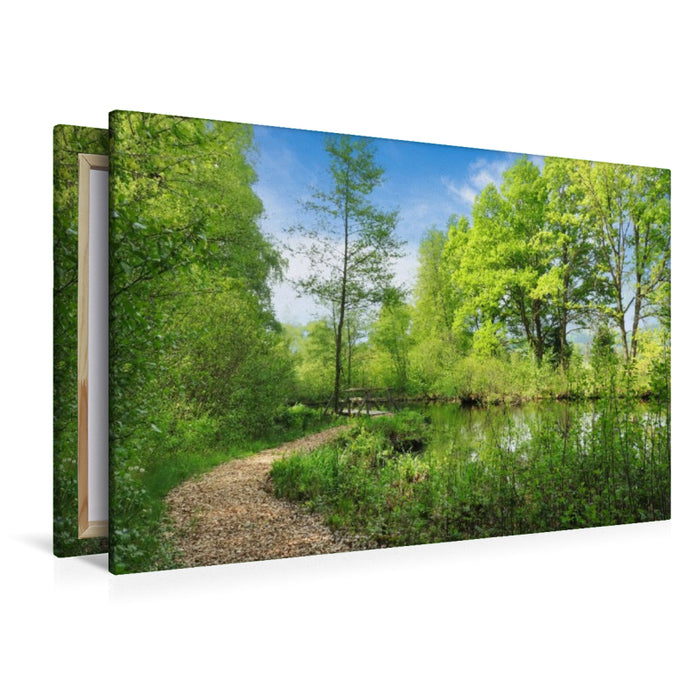 Premium Textil-Leinwand Pfrunger-Burgweiler Ried