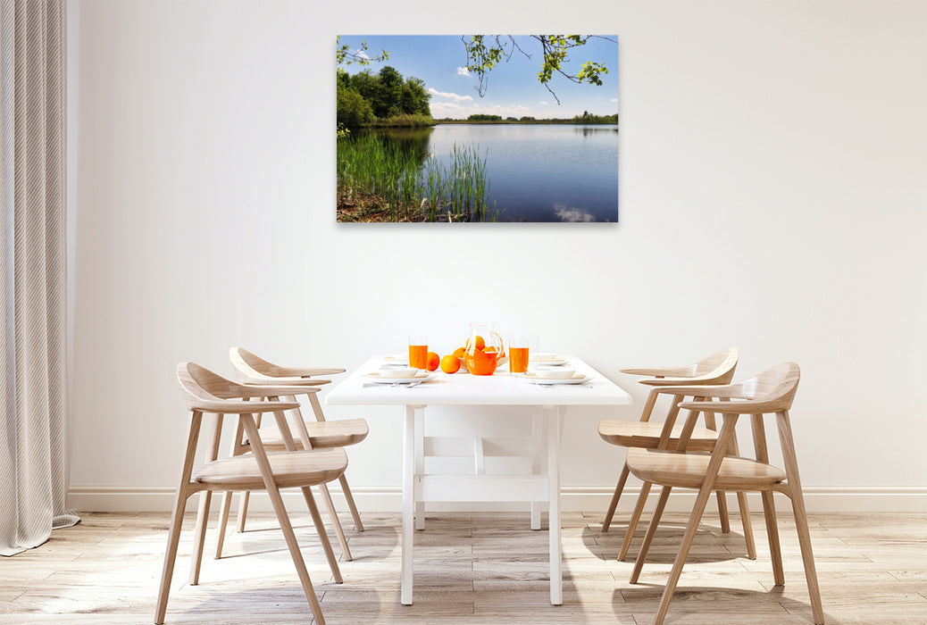 Premium Textil-Leinwand Dornacher Ried