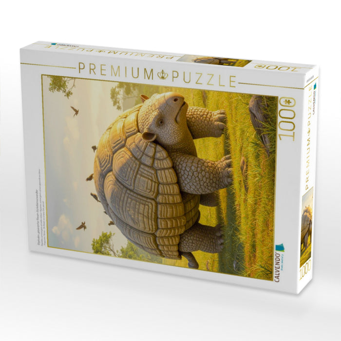 Glyptodon, gepanzerter Riesen-Gürteltierverwandter - CALVENDO Foto-Puzzle'