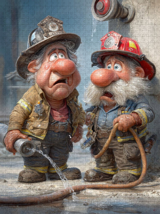 Druck im Herzen, Loch im Schlauch - CALVENDO Foto-Puzzle'