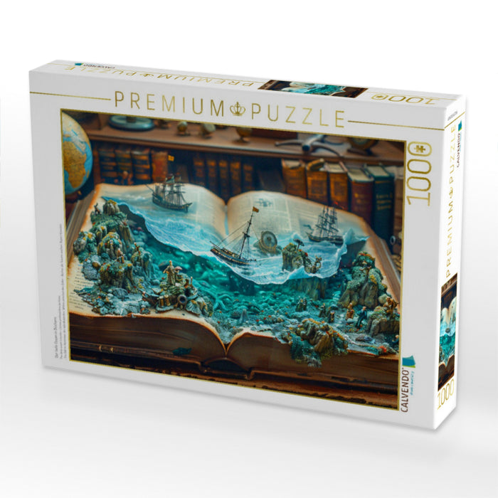 Der tiefe Ozean in Büchern - CALVENDO Foto-Puzzle'