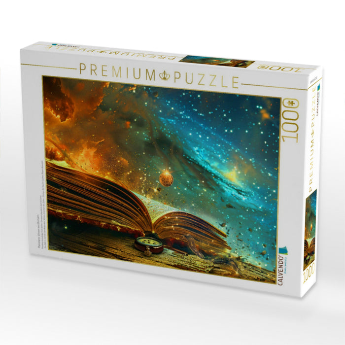 Planetares Wissen aus Büchern - CALVENDO Foto-Puzzle'