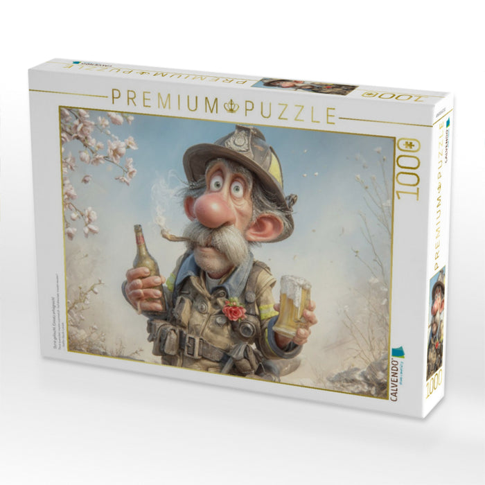 Durst gelöscht, Einsatz erfolgreich! - CALVENDO Foto-Puzzle'