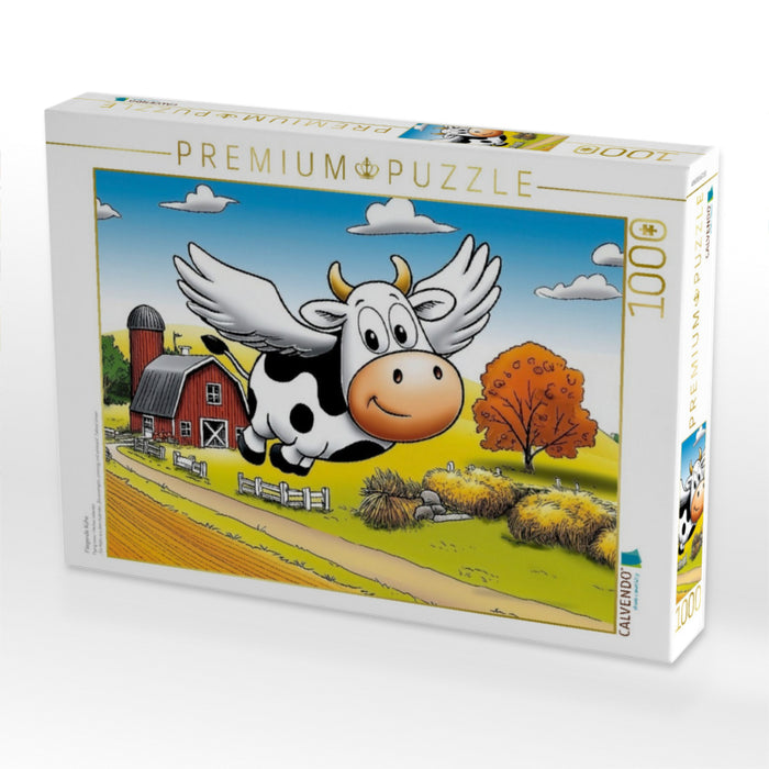 Fliegende Kühe - CALVENDO Foto-Puzzle'