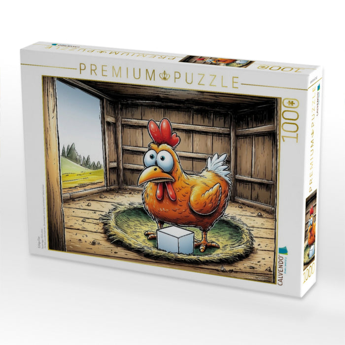 Eckige Eier - CALVENDO Foto-Puzzle'