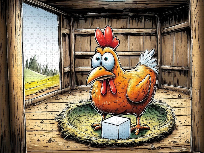 Eckige Eier - CALVENDO Foto-Puzzle'