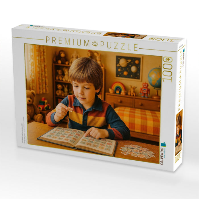 Der kleine Briefmarkensammler - CALVENDO Foto-Puzzle'