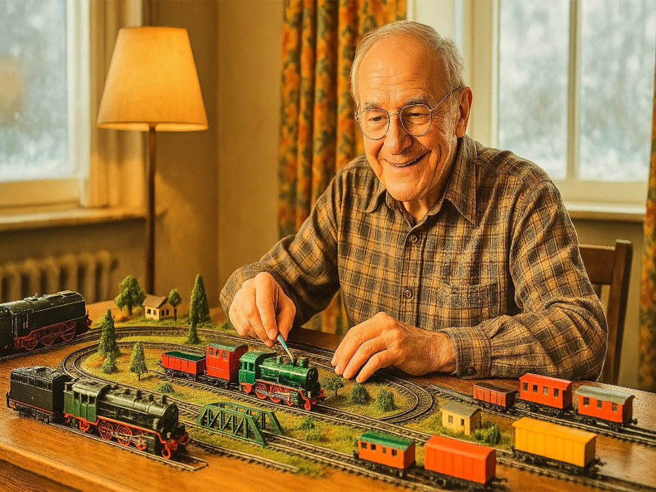 Modellbahnträume im Miniaturformat - CALVENDO Foto-Puzzle'