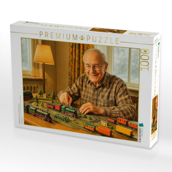 Modellbahnträume im Miniaturformat - CALVENDO Foto-Puzzle'