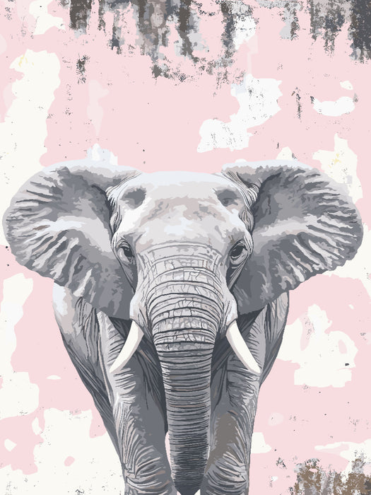 Elefant pink - CALVENDO Foto-Puzzle'