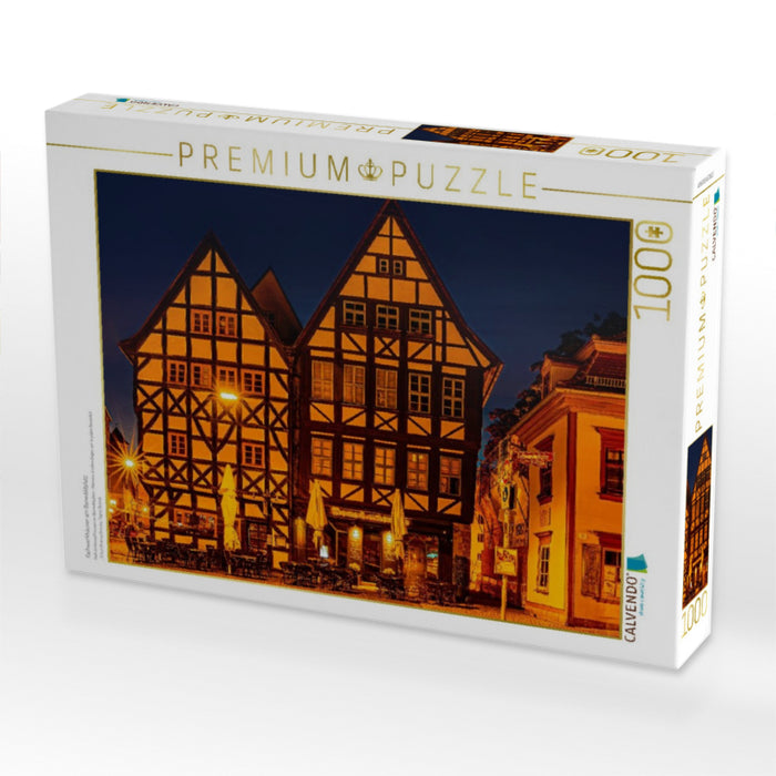 Fachwerkhäuser am Benediktplatz - CALVENDO Foto-Puzzle'