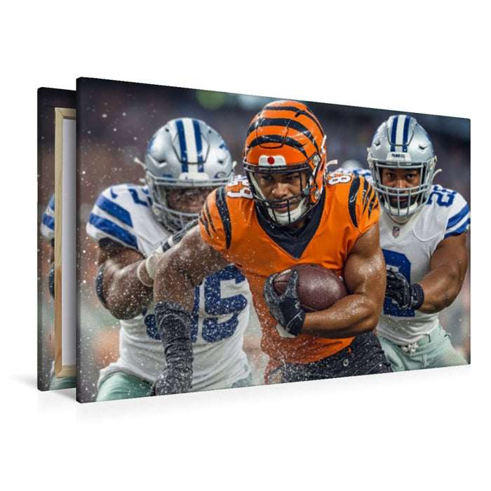 Premium Textil-Leinwand Wird er gewinnen