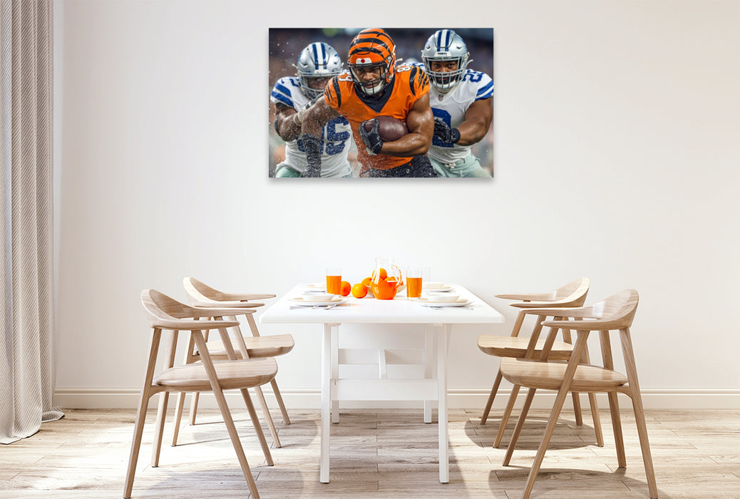 Premium Textil-Leinwand Wird er gewinnen