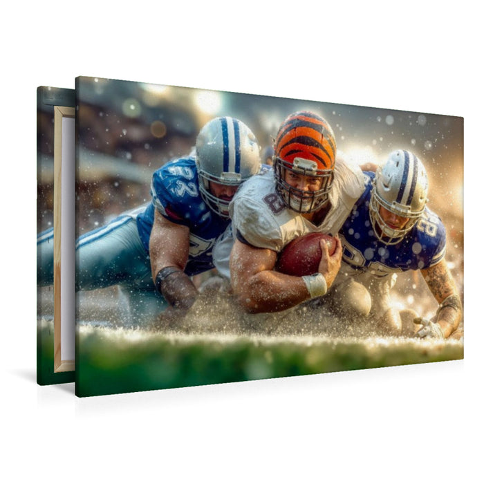 Premium Textil-Leinwand Mit voller Leidenschaft