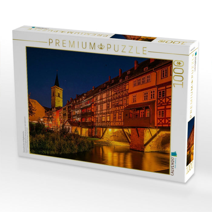 Krämerbrücke mit Ägidienkirche - CALVENDO Foto-Puzzle'