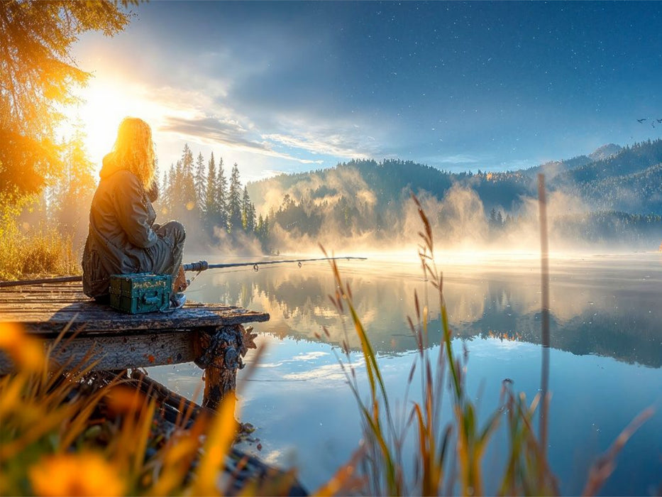 Der Tag erwacht - welch ein Anblick - CALVENDO Foto-Puzzle'