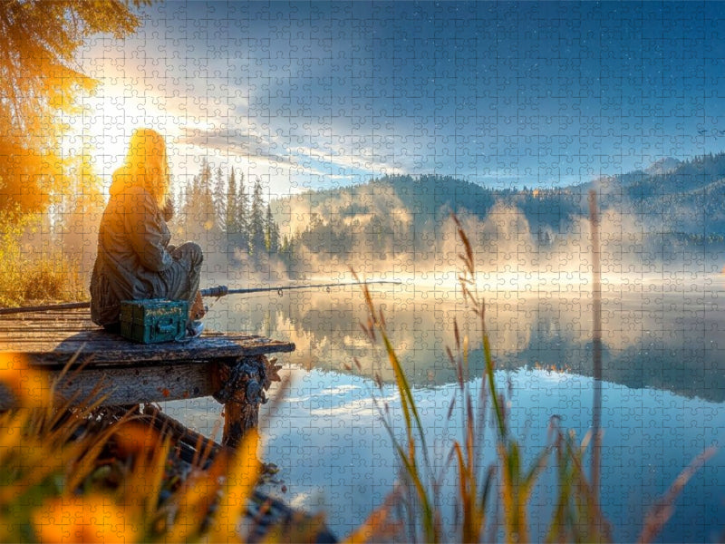 Der Tag erwacht - welch ein Anblick - CALVENDO Foto-Puzzle'