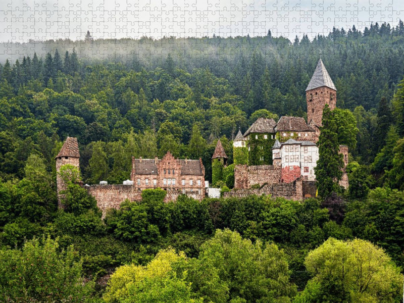 Burg Zwingenberg - CALVENDO Foto-Puzzle'