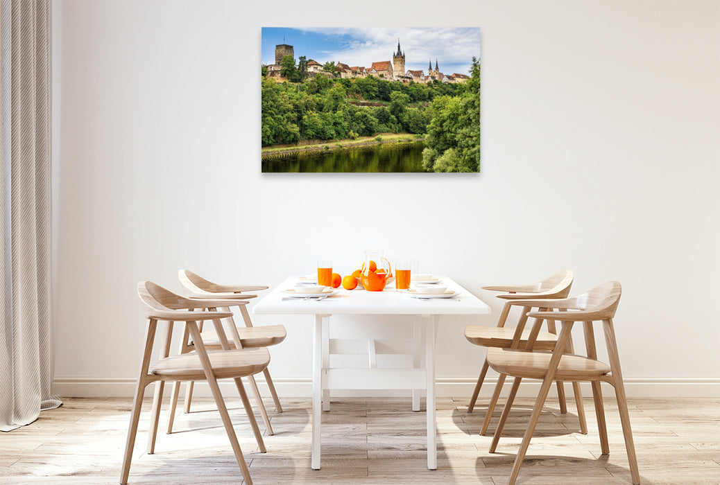 Premium Textil-Leinwand Altstadt von Bad Wimpfen