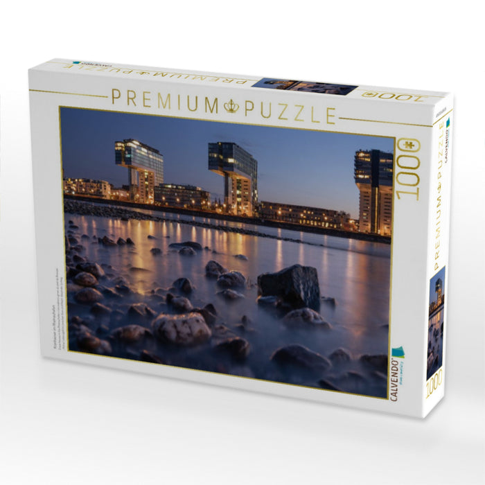 Kranhäuser im Rheinauhafen - CALVENDO Foto-Puzzle'