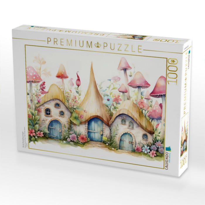 Bunte Feenbehausungen - CALVENDO Foto-Puzzle'