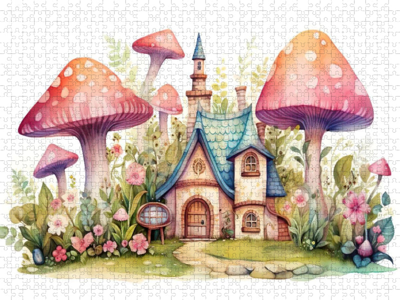 Verträumte Feenresidenzen - CALVENDO Foto-Puzzle'