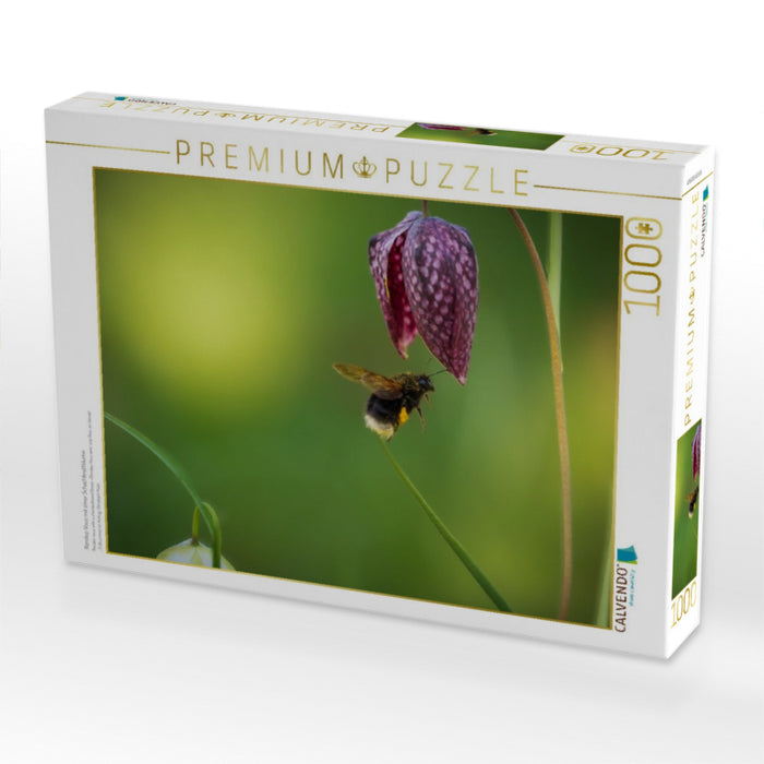 Rendez-Vous mit einer Schachbrettblume - CALVENDO Foto-Puzzle'