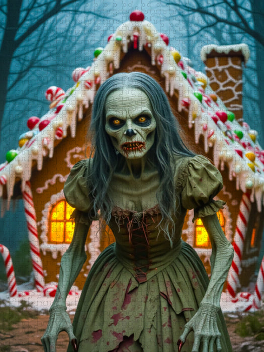 Die Hexe aus Hänsel und Gretel - CALVENDO Foto-Puzzle'