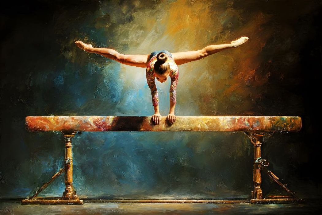 Premium Textil-Leinwand Ein Motiv aus dem Kalender "Olympia. Anders."