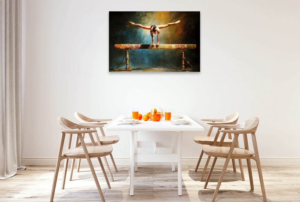 Premium Textil-Leinwand Ein Motiv aus dem Kalender "Olympia. Anders."