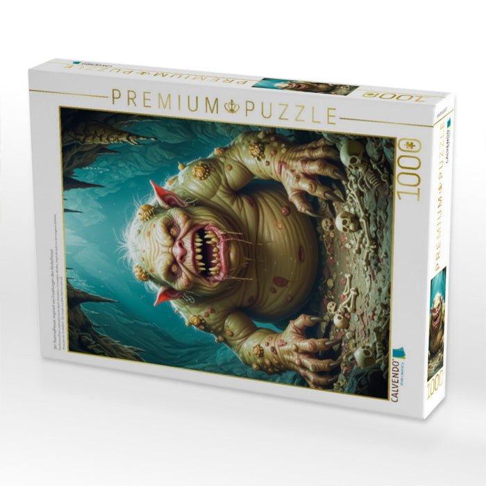 Der Mummelfresser, inspiriert von Erzählungen über Kinderfresser - CALVENDO Foto-Puzzle'