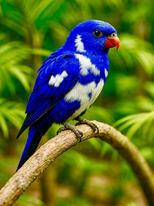 Der Ultramarinlorikeet (Vini ultramarina) - CALVENDO Foto-Puzzle'