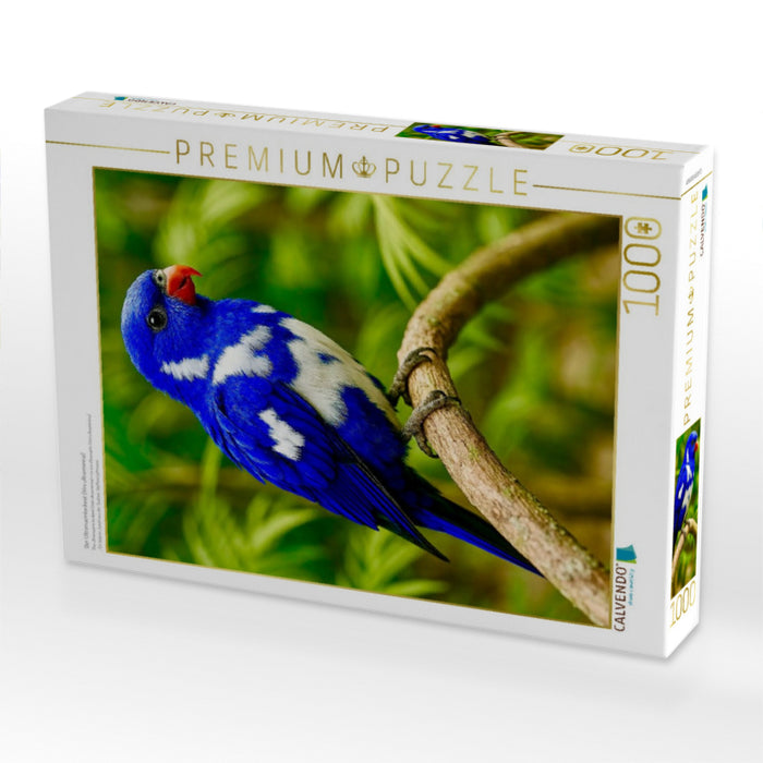 Der Ultramarinlorikeet (Vini ultramarina) - CALVENDO Foto-Puzzle'
