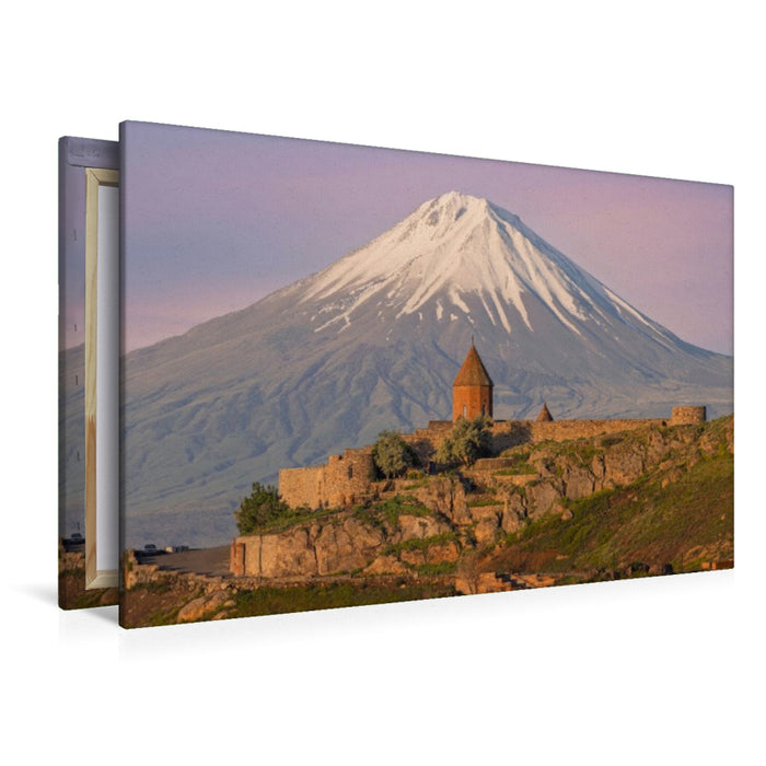 Premium Textil-Leinwand Khor Virap with Mount Ararat