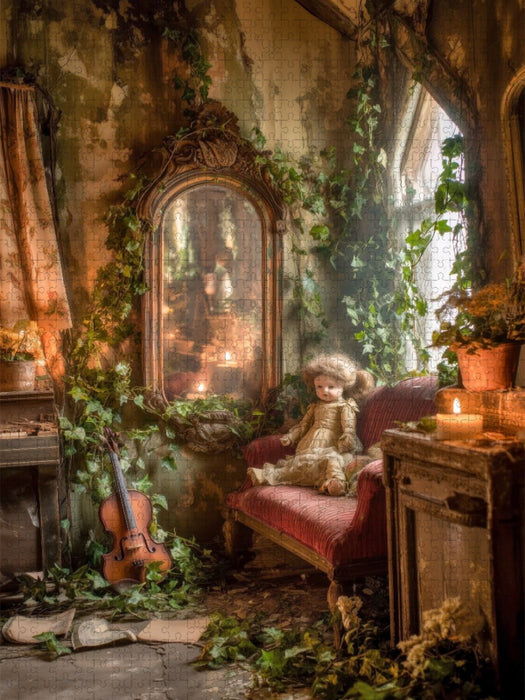 Der Spiegel zeigte nicht die Wahrheit, sondern die Möglichkeit - CALVENDO Foto-Puzzle'