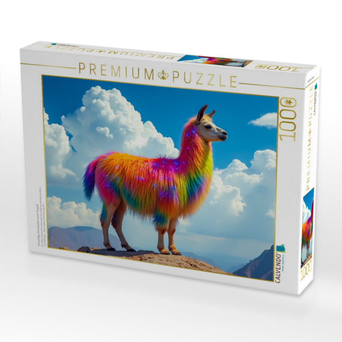 Urcuchillay, himmlischer Lama-Tiergott - CALVENDO Foto-Puzzle'