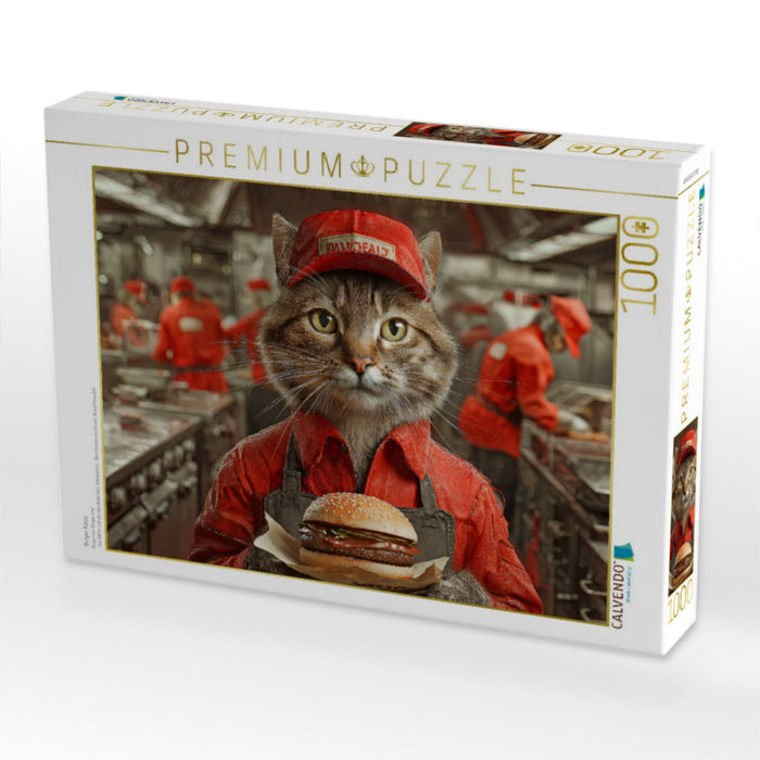 Burger Katze - CALVENDO Foto-Puzzle'