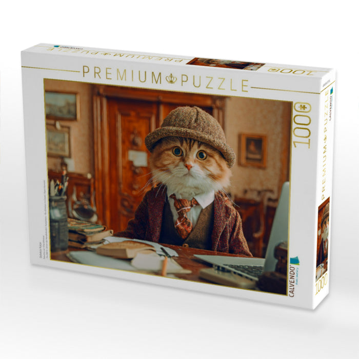 Detektiv Katze - CALVENDO Foto-Puzzle'