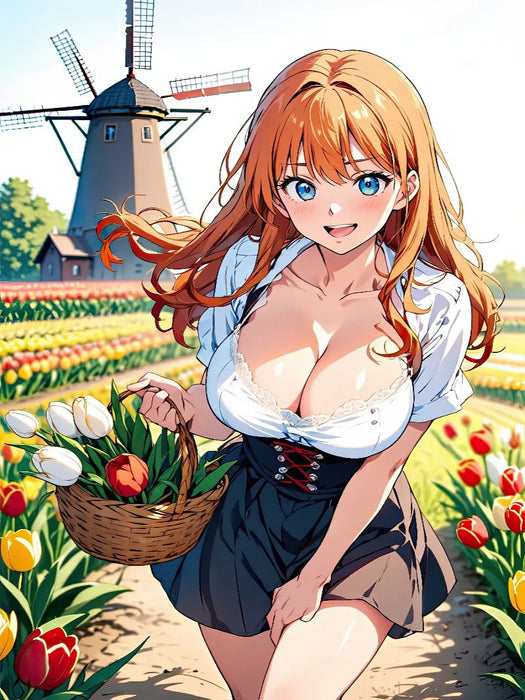 Niederlande – Tulip Temptation - CALVENDO Foto-Puzzle'