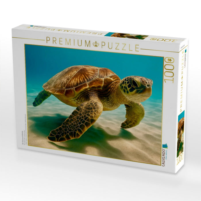Die Wasserschildkröte - CALVENDO Foto-Puzzle'
