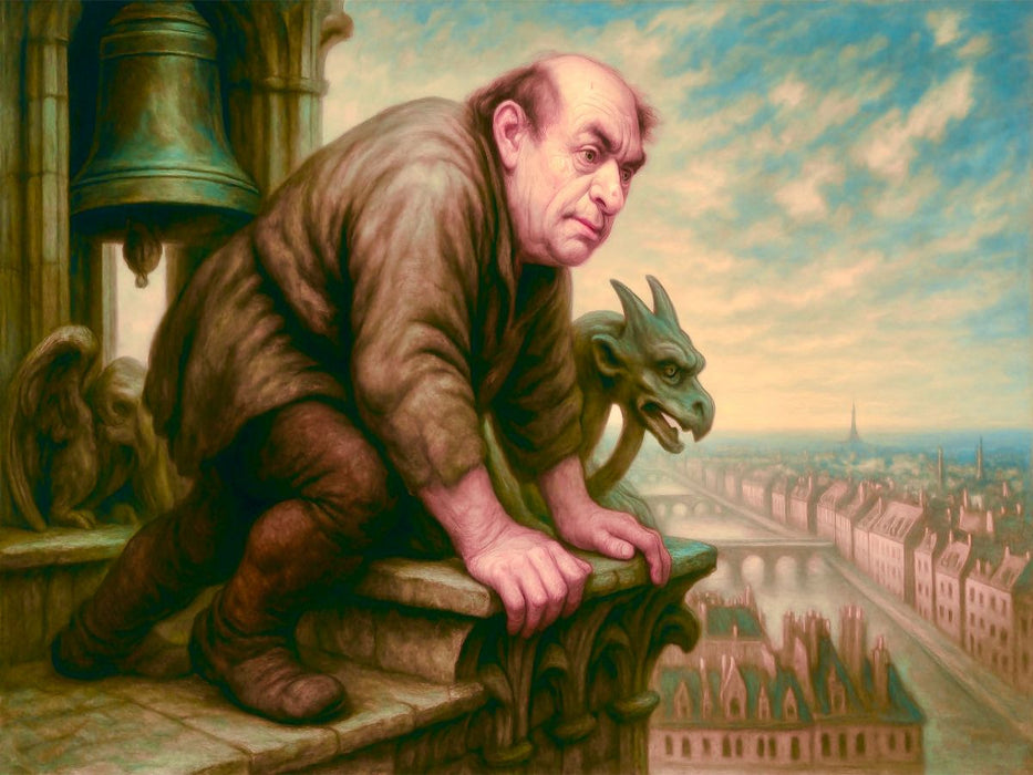 Der Glöckner von Notre-Dame - CALVENDO Foto-Puzzle'