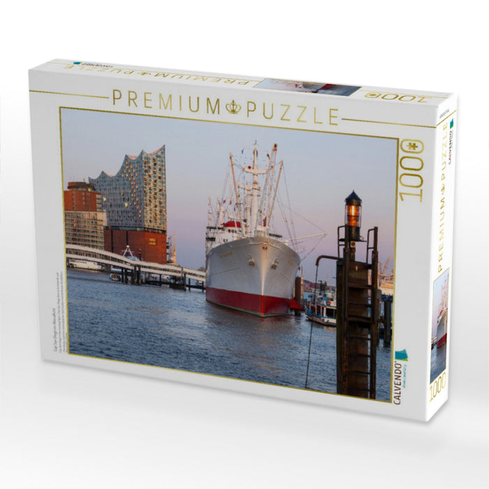 Cap San Diego im Abendlicht - CALVENDO Foto-Puzzle'