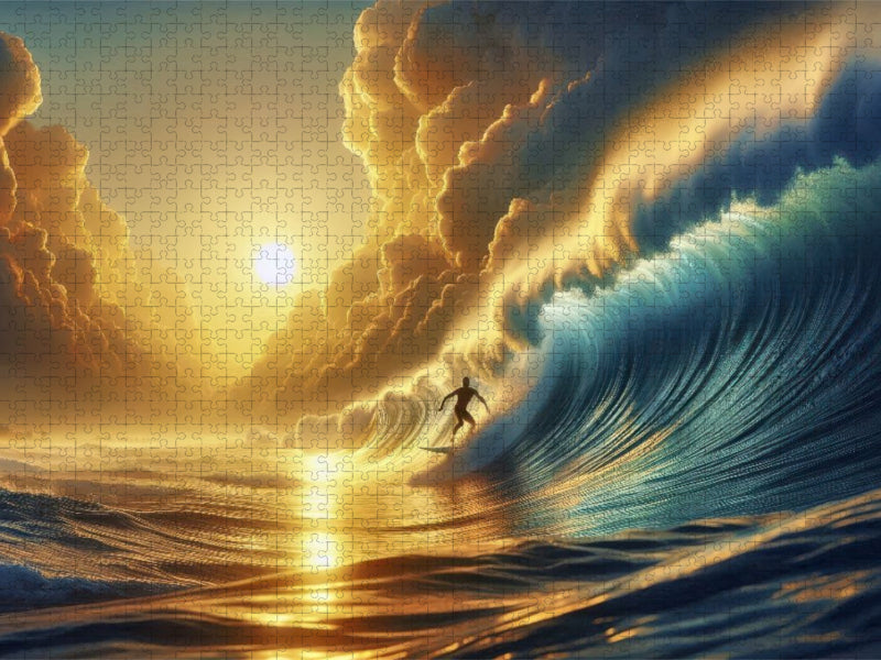 Surfen ist eine Lebenseinstellung. - CALVENDO Foto-Puzzle'