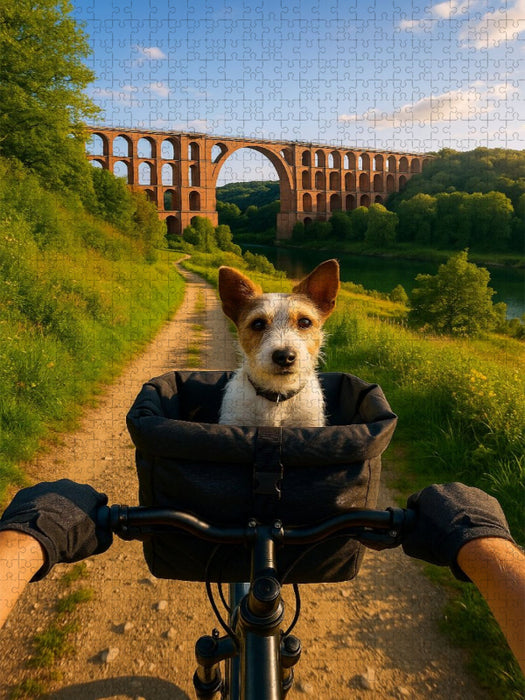 Göltzschtalbrücke bei Reichenbach Vogtland - CALVENDO Foto-Puzzle'